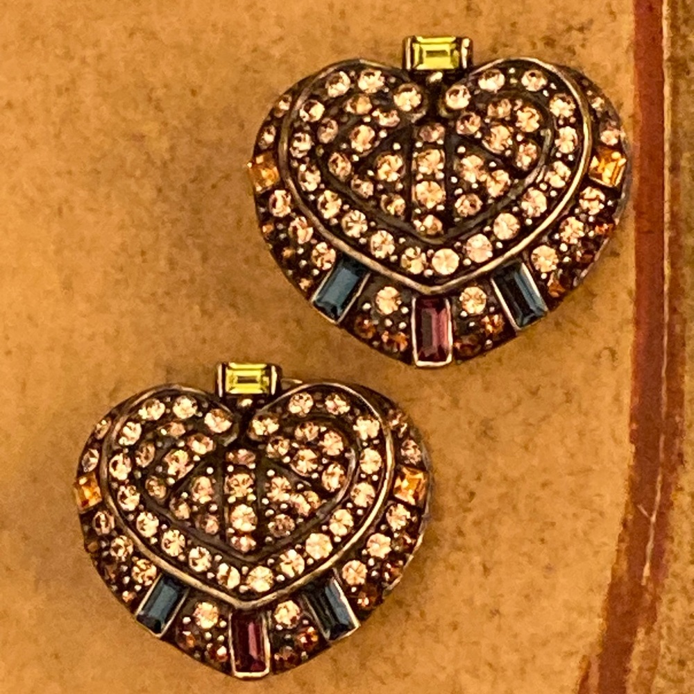 Heidi Daus Hearts Aglow Sparkling Earrings